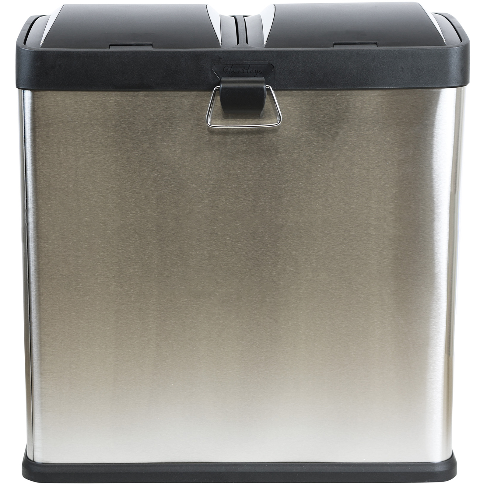 LARGE 60L DOUBLE/RECYCLING PEDAL BIN TWIN COMPARTMENT RUBBISH/WASTE